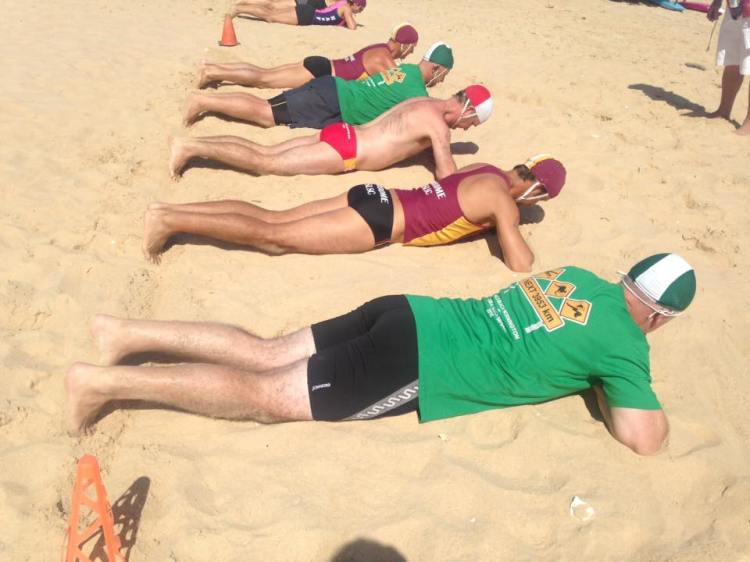 nik and keiran doing flags